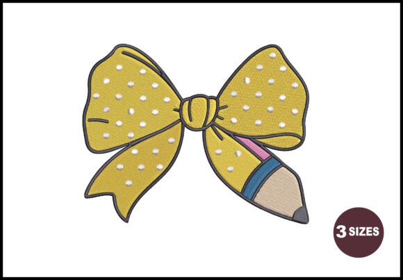 Back to School Bow Embroidery Review