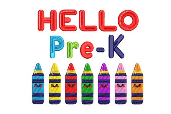 Back to School Hello Pre-K: An Embroidery Review