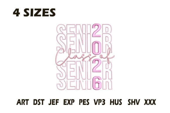 Class of 2026 Senior Embroidery Design Review