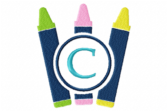 Crayons Frame Monogram Letter C: A Designer Review