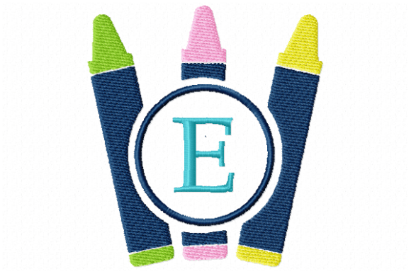 Crayons Frame Monogram Letter E: A Designer’s Review