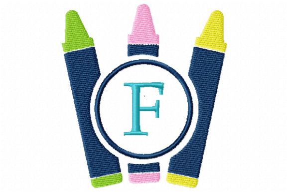 Crayons Frame Monogram Letter F: A Designer Review
