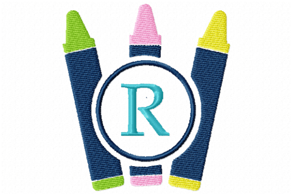 Crayons Frame Monogram Letter R: A Business Design Review