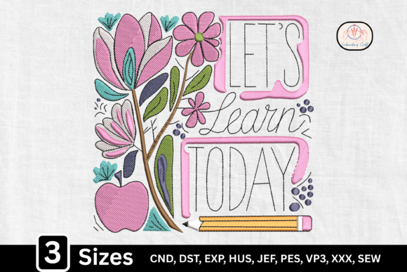 Floral Teacher Quotes: Let’s Learn Today Design Review