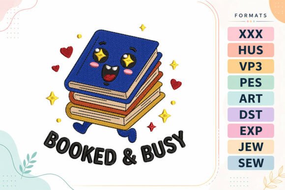 Kawaii Book Back to School: An Embroidery Seller Review