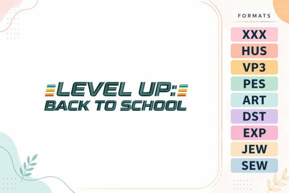 Level Up Back to School: An Embroidery Design Review