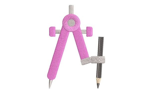 Pink Geometry Compass with Pencil: A Stitch Test Review