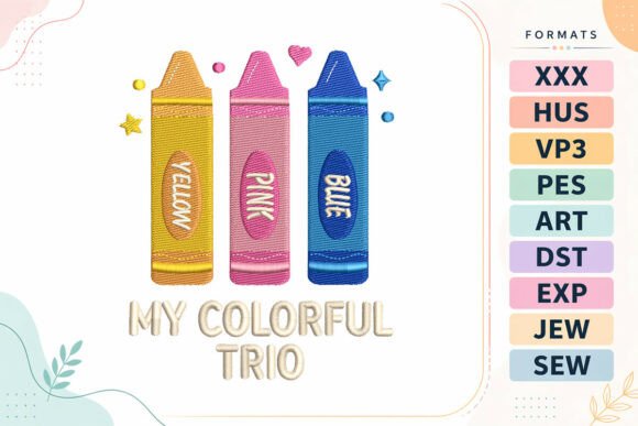 Trio Crayon Back to School Design Review