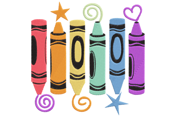 Whimsical Crayon Doodle: An Embroidery Review